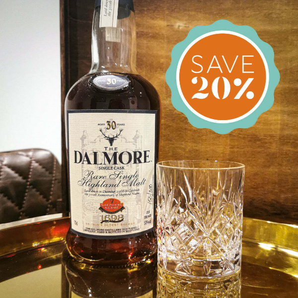 Save up to 20% on your next dram or investment bottle