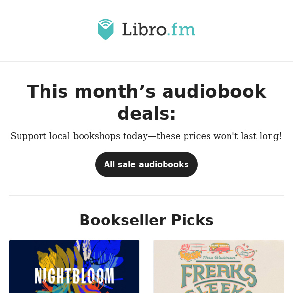 Shop Sale Audiobooks 🛒