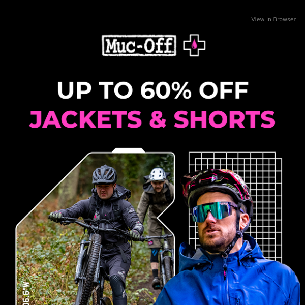 Up To 60% Off MTB Jackets and Shorts