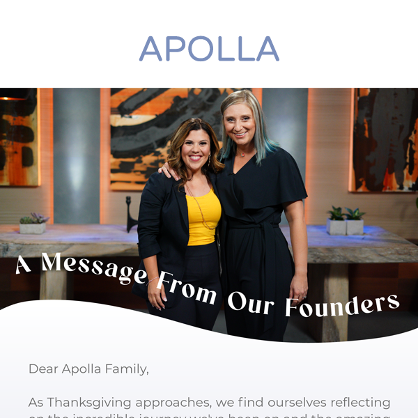 Happy Thanksgiving from Apolla