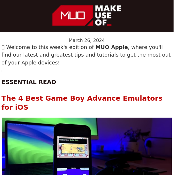 MUO Apple 🍏 These Free Emulators Can Turn Your iPhone Into Game Boy Advance