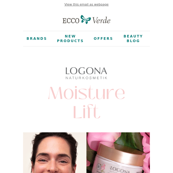 Moisture with Lift 🌸 Verde Organic LOGONA Rose Ecco Collection -