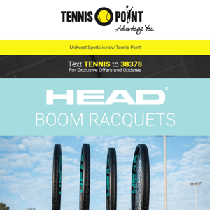 🎾New Head BOOM Team & Team L Racquets Now Available to Pre-order and Demo! 🎾