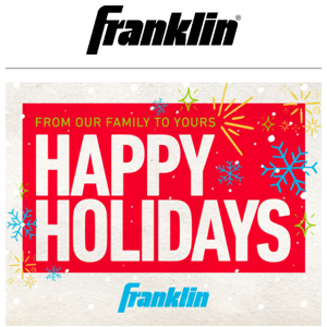 Happy Holidays from Franklin ☃