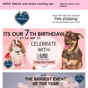 BIRTHDAY INFO & SALES INSIDE 🎁🎉