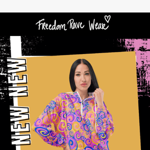 Freedom Rave Wear don't blend in, STAND OUT!