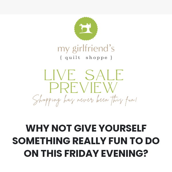 It's a Friday Night FRENZY Where Everything Inside is 40-75% OFF!