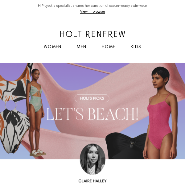 Holts Picks | A Sustainable Beach-Off