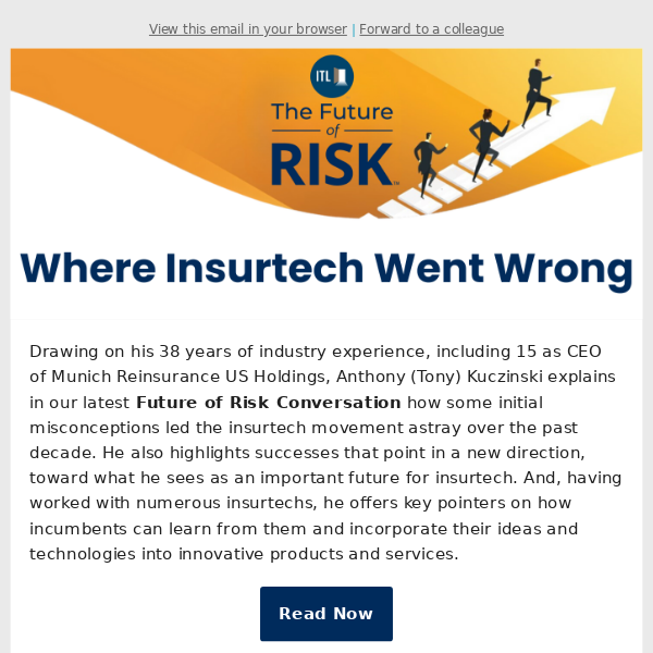 Read Now: Future of Risk Conversation - 'Where Insurtech Went Wrong'