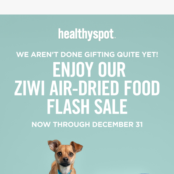 🚨 Flash Sale! $25 Off ZIWI Peak Air-Dried Food