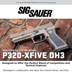 New from SIG Custom Works: P320-XFIVE DH3