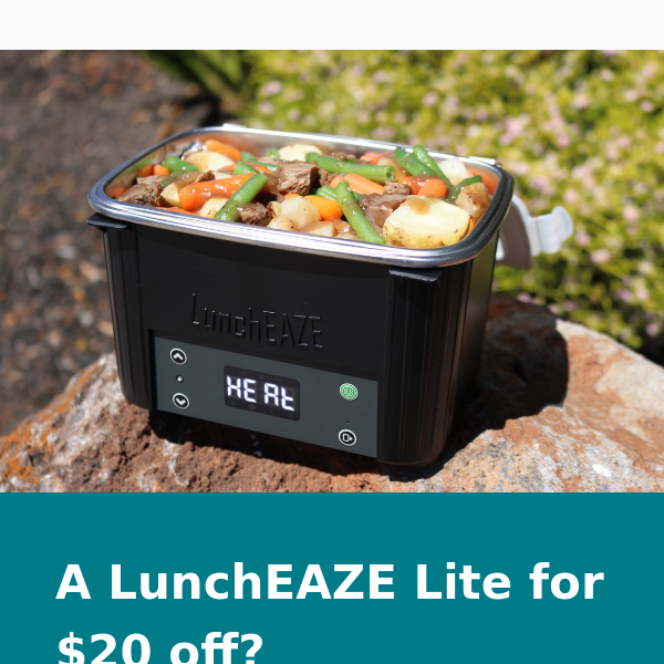 Want $20 off? LunchEAZE Lite flash sale!