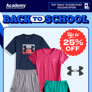 ❗️Save Now! Up to 25% Off Under Armour❗️