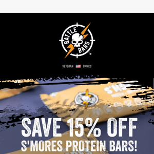 15% Off S'MORES! 🔥