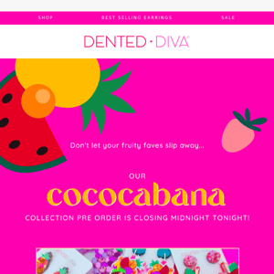 LAST CHANCE TO SHOP COCOCOBANA🍉🍍🍎