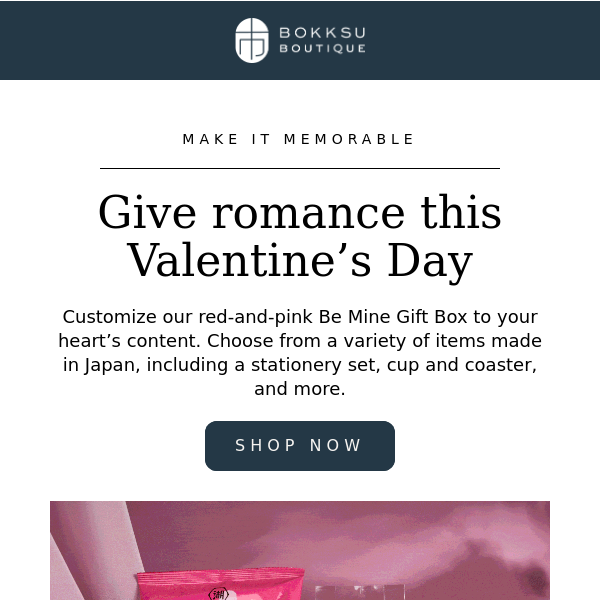 💕 Japanese stationary, cups, and more in our Valentine’s Day gift sets