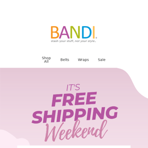 FREE SHIPPING IS BACK!