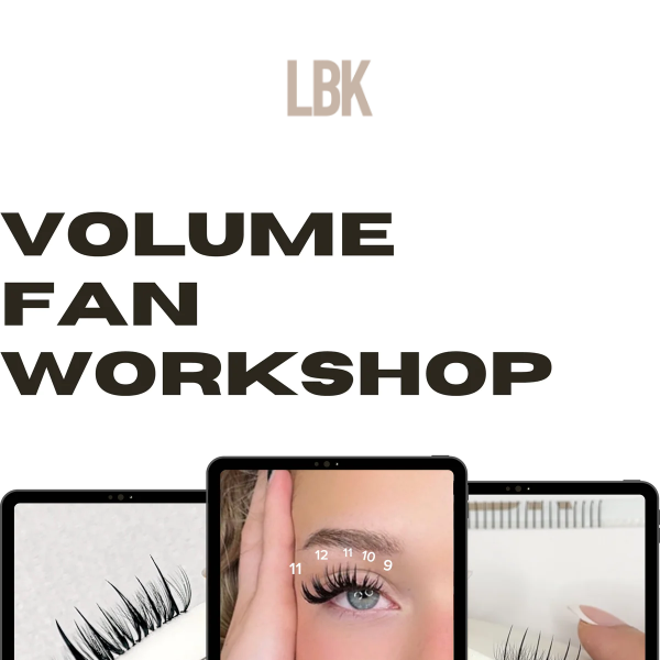 LBK Is coming to LA Volume Fan Workshop LOS ANGELES, CA