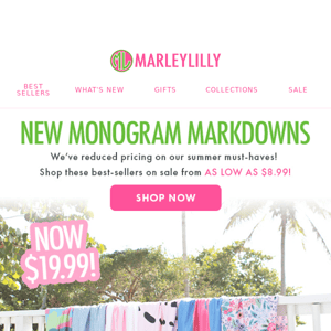 ⚠ NEW Monogram Markdowns