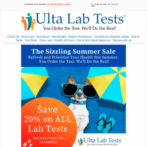 Lab testing made affordable: 20%–50% off ALL tests. Prioritize your health today.