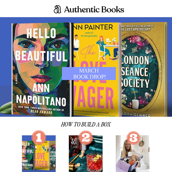 Authentic Books Heres! March Book Titles