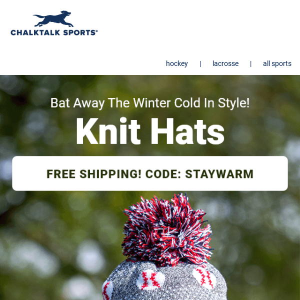 Free Shipping Today • Knit Hats for Athletes