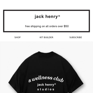 NEW: a wellness club t-shirt