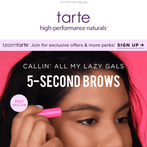 5-second brows