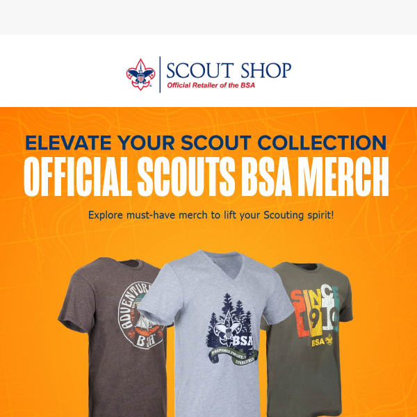 Merch Alert! New Scouts BSA Tees at Scout Shop