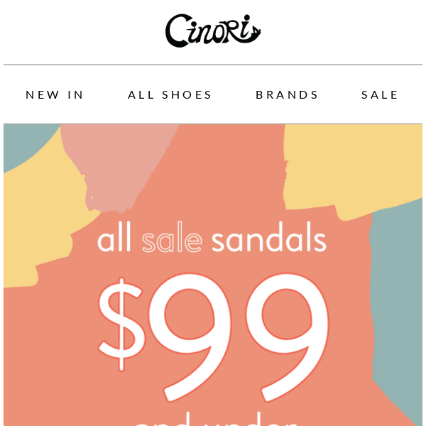 All SALE Sandals $99 & Under