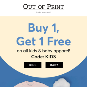 BOGO FREE Kids and Baby Ends Soon! 😍