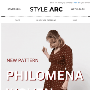 👀 Philomena Woven Dress - New Pattern!