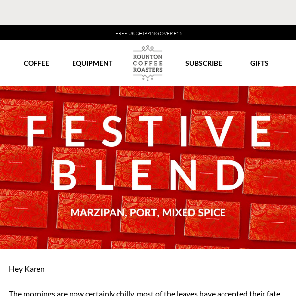 Festive Blend is here!