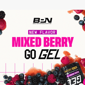 NOW LIVE - Mixed Berry Go Gels ⚡