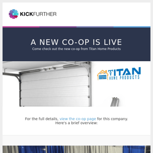 Co-Op Live: Titan Home Products is offering 8.59% profit in 5.6 months.