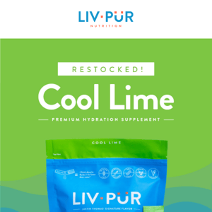 Cool Lime has been RESTOCKED! 🙌🏼