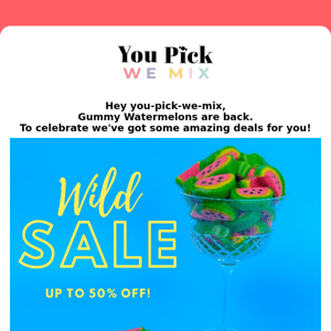 Sweet Savings - Get up to 50% Off Our Pick n Mix 🔥
