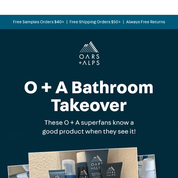 Total Home Makeover: O + A Bathroom Edition