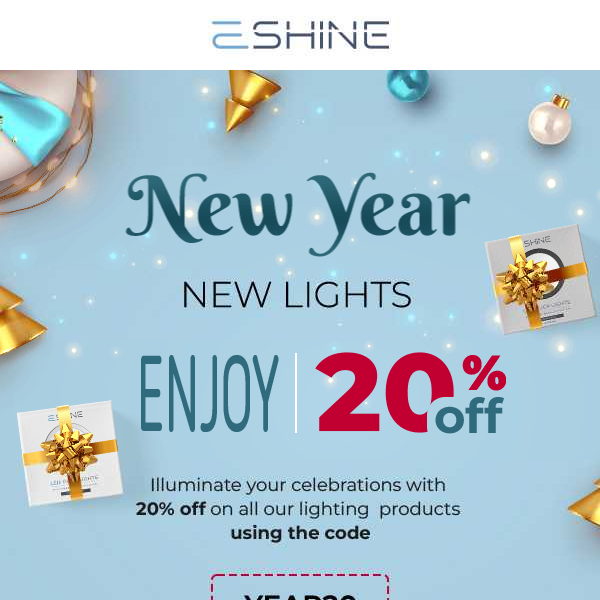 🌟Illuminate your New Year with 20% off!🌟