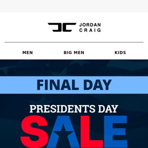 Presidents' Day Sale ENDS TODAY