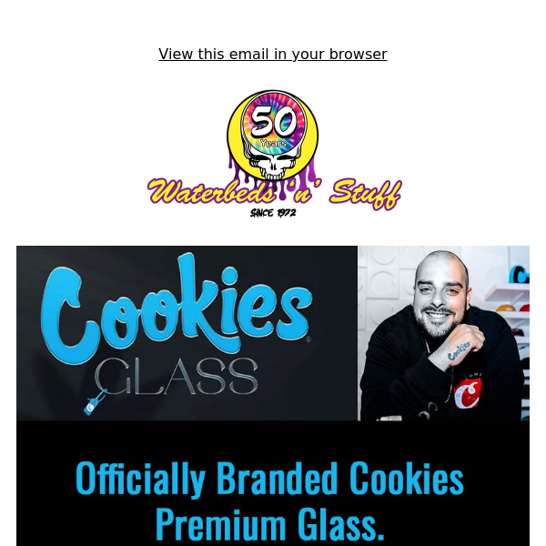 Cookies Premium Glass On Sale