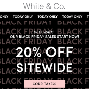 SITEWIDE SALE🔥 Black Friday Sales are LIVE!