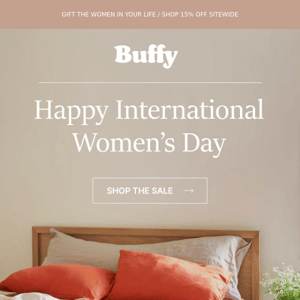 Happy International Women’s Day from Buffy 💕