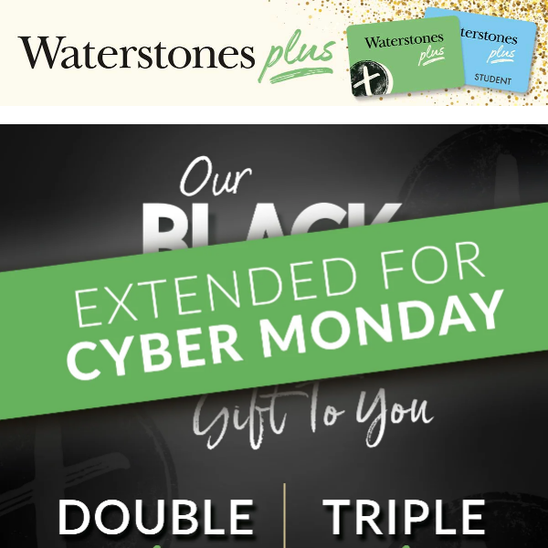 CYBER MONDAY | TRIPLE STAMPS Extended!