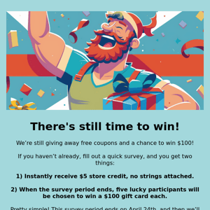 The $500 grand prize is up for grabs!