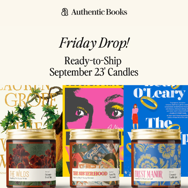 Authentic Books Here! Friday Drop is Here!