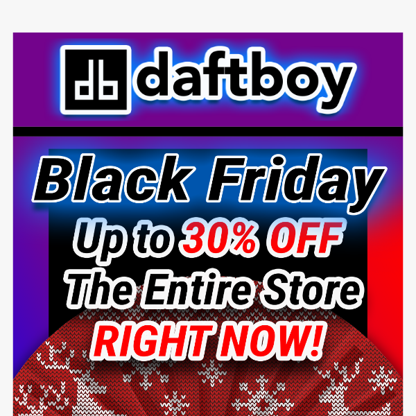 🔴 Black Friday Starts Now! 🎁