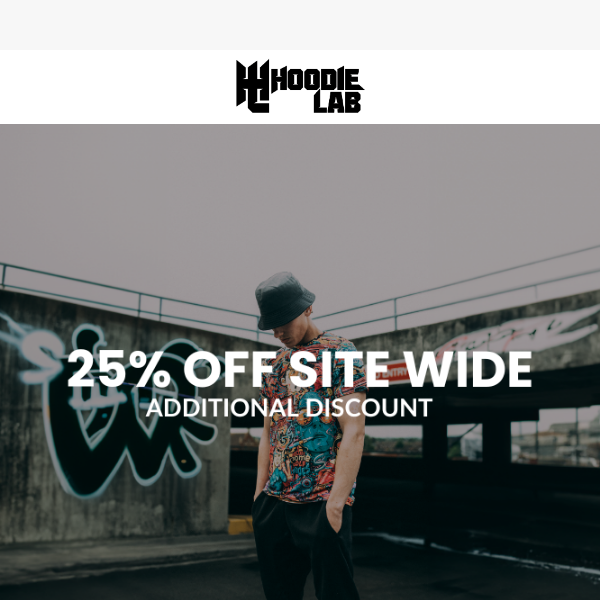 25% OFF SITEWIDE 🔥