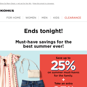 Hurry! 25% off savings end TONIGHT 🏃🏽