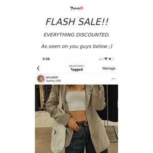 30% OFF EVERYTHING | Dakota501